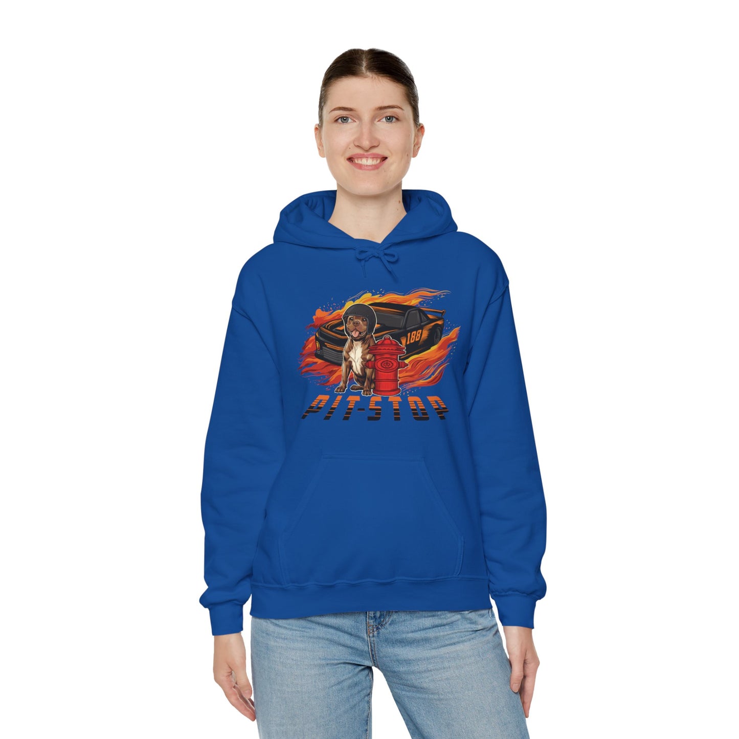 Pit Stop Unisex Heavy Blend™ Hooded Sweatshirt