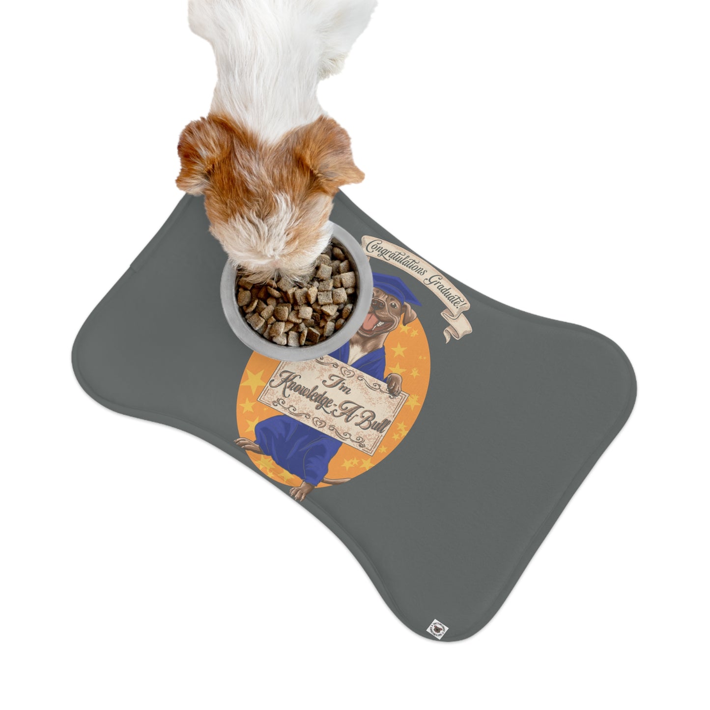 Knowledge-A-Bull Pet Feeding Mats