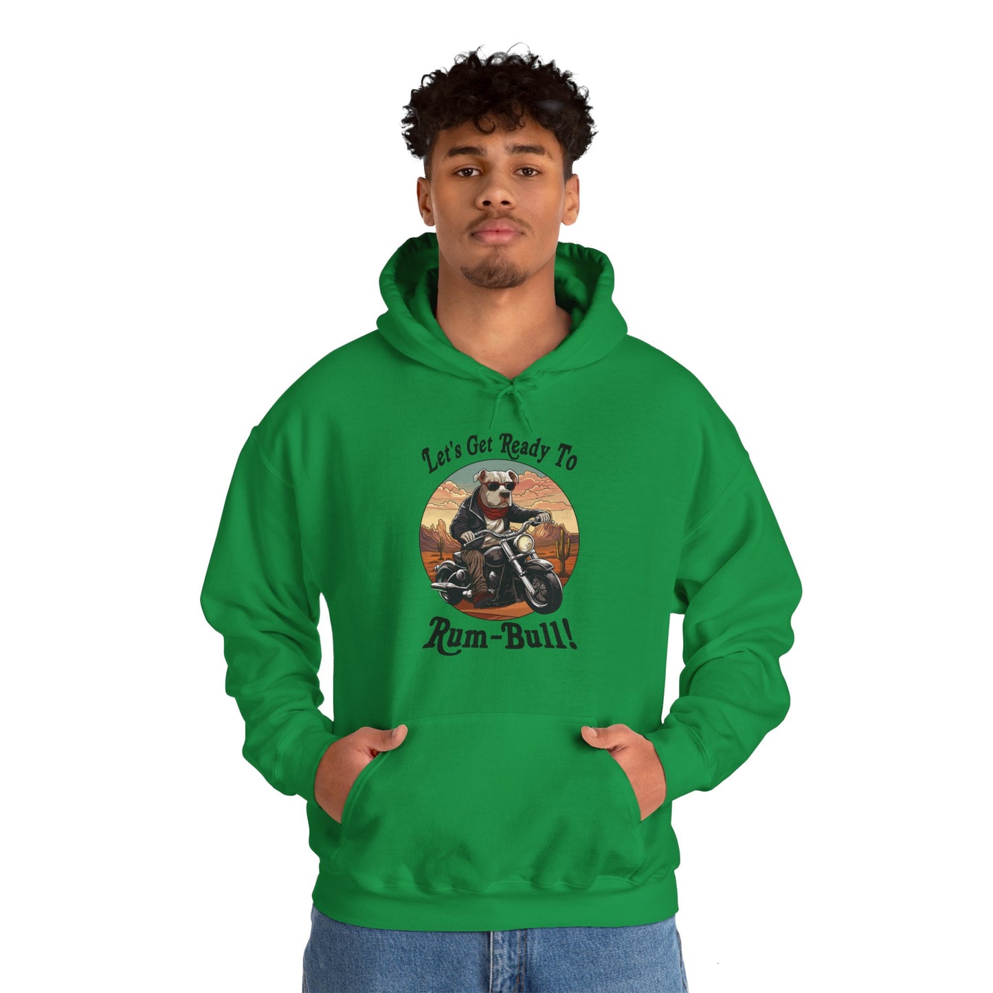 Ready To Rum-Bull Unisex Heavy Blend™ Hooded Sweatshirt