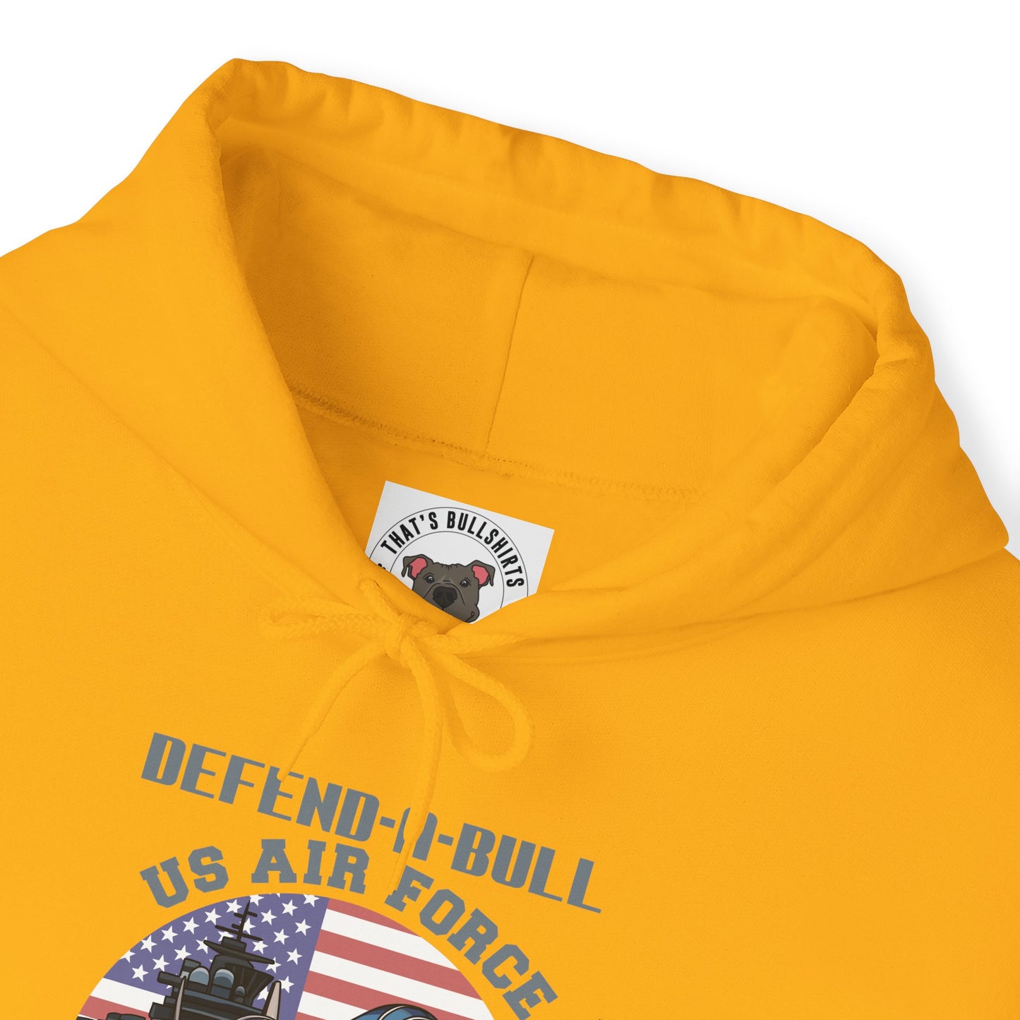 Defend-A-Bull Air Force Unisex Heavy Blend™ Hooded Sweatshirt