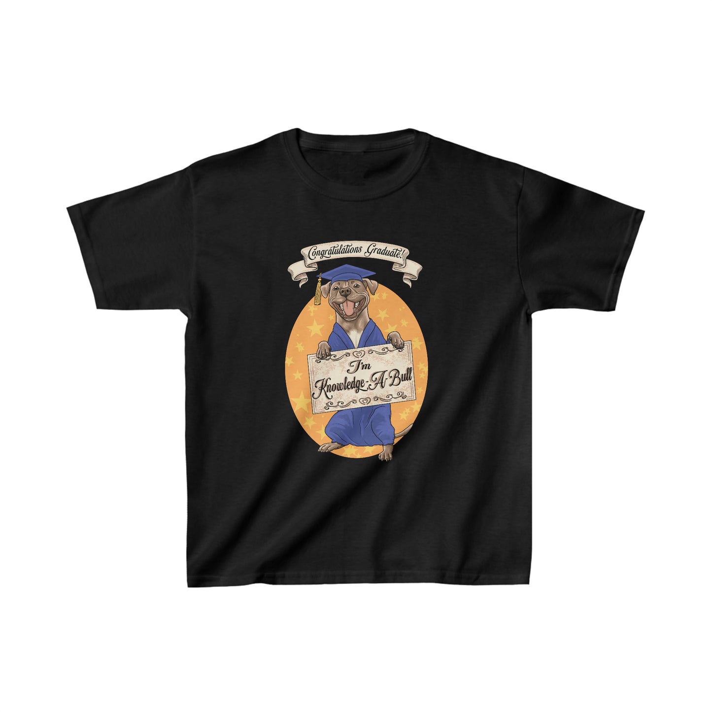 Knowledge-A-Bull Kids Heavy Cotton™ Tee