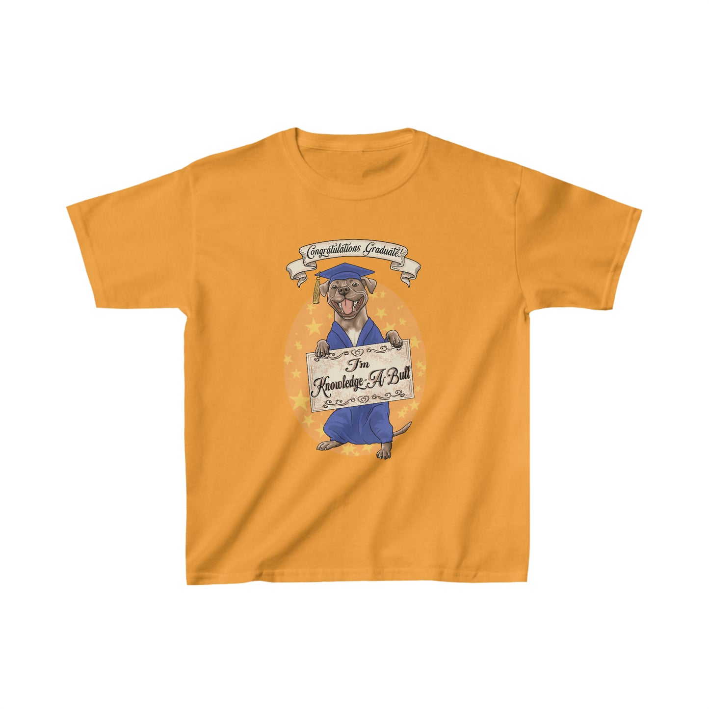 Knowledge-A-Bull Kids Heavy Cotton™ Tee