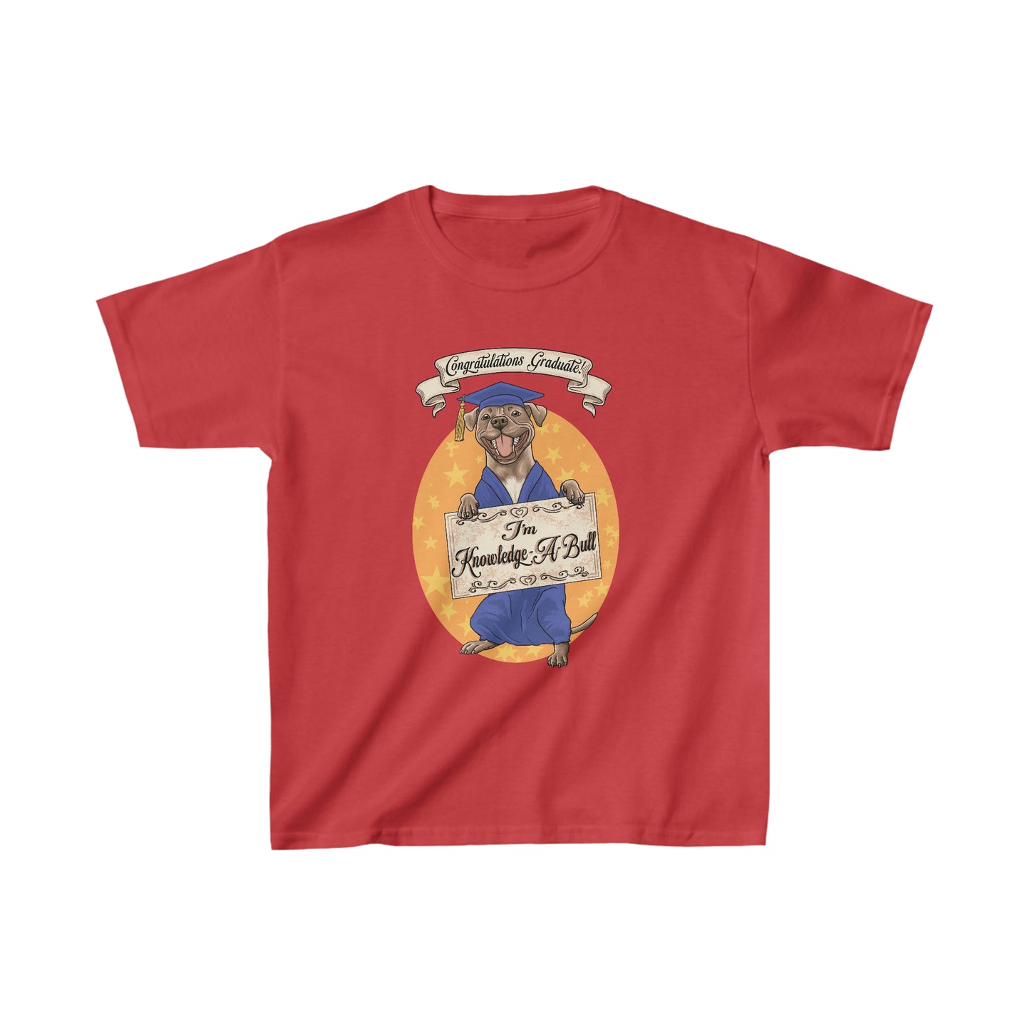 Knowledge-A-Bull Kids Heavy Cotton™ Tee