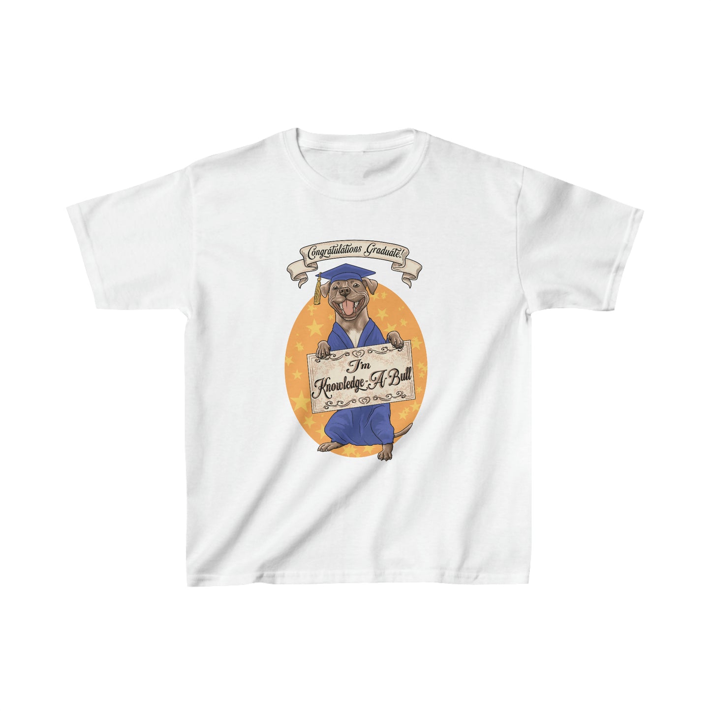 Knowledge-A-Bull Kids Heavy Cotton™ Tee