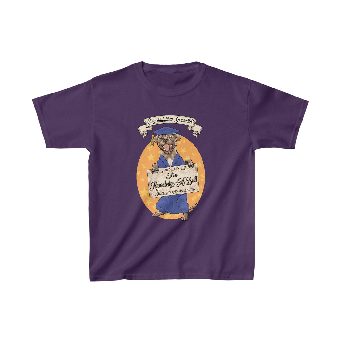 Knowledge-A-Bull Kids Heavy Cotton™ Tee