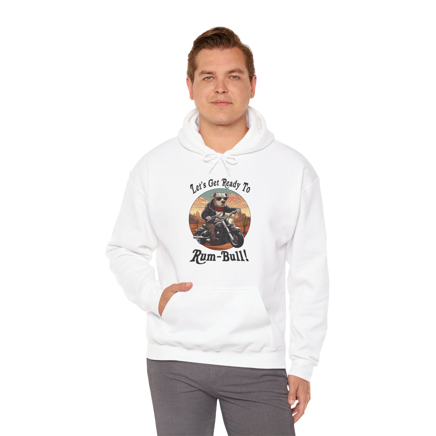 Ready To Rum-Bull Unisex Heavy Blend™ Hooded Sweatshirt