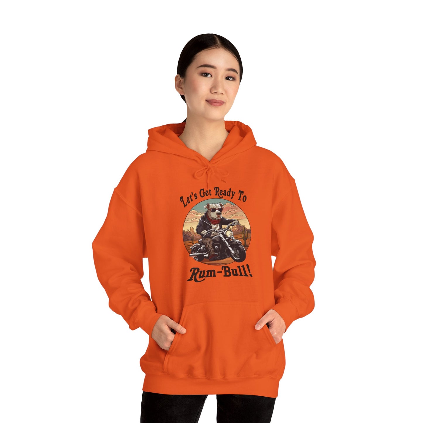 Ready To Rum-Bull Unisex Heavy Blend™ Hooded Sweatshirt