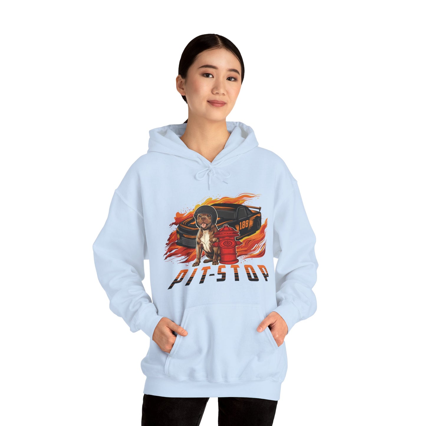 Pit Stop Unisex Heavy Blend™ Hooded Sweatshirt