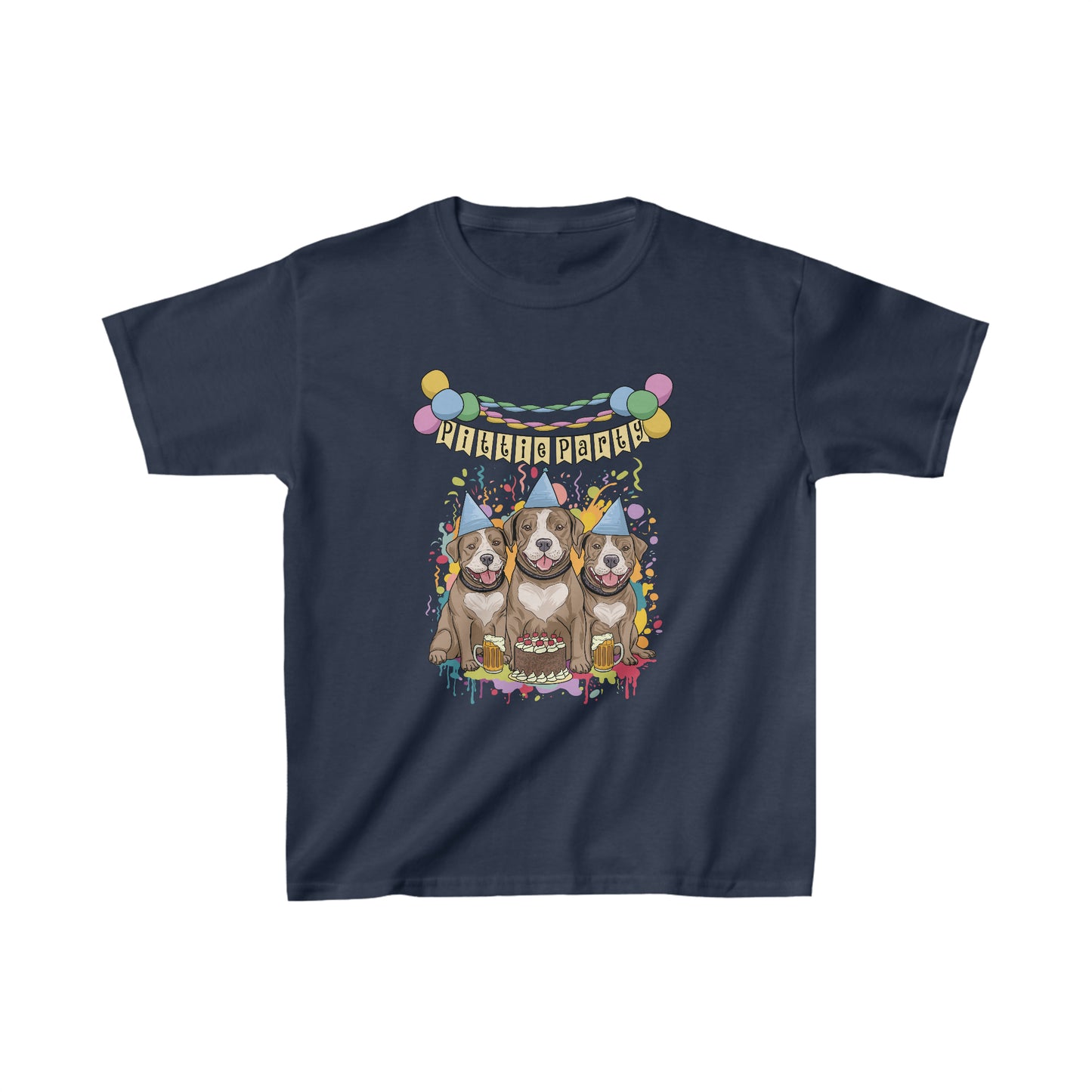 Pittie Party (Kid's T-Shirt)