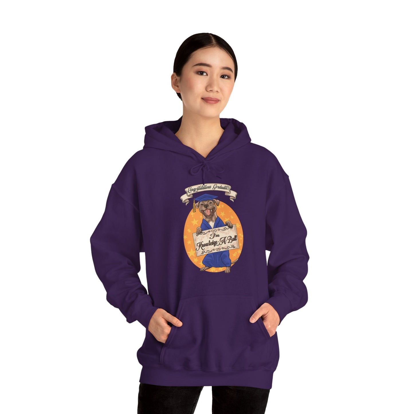 Knowledge-A-Bull Unisex Heavy Blend™ Hooded Sweatshirt