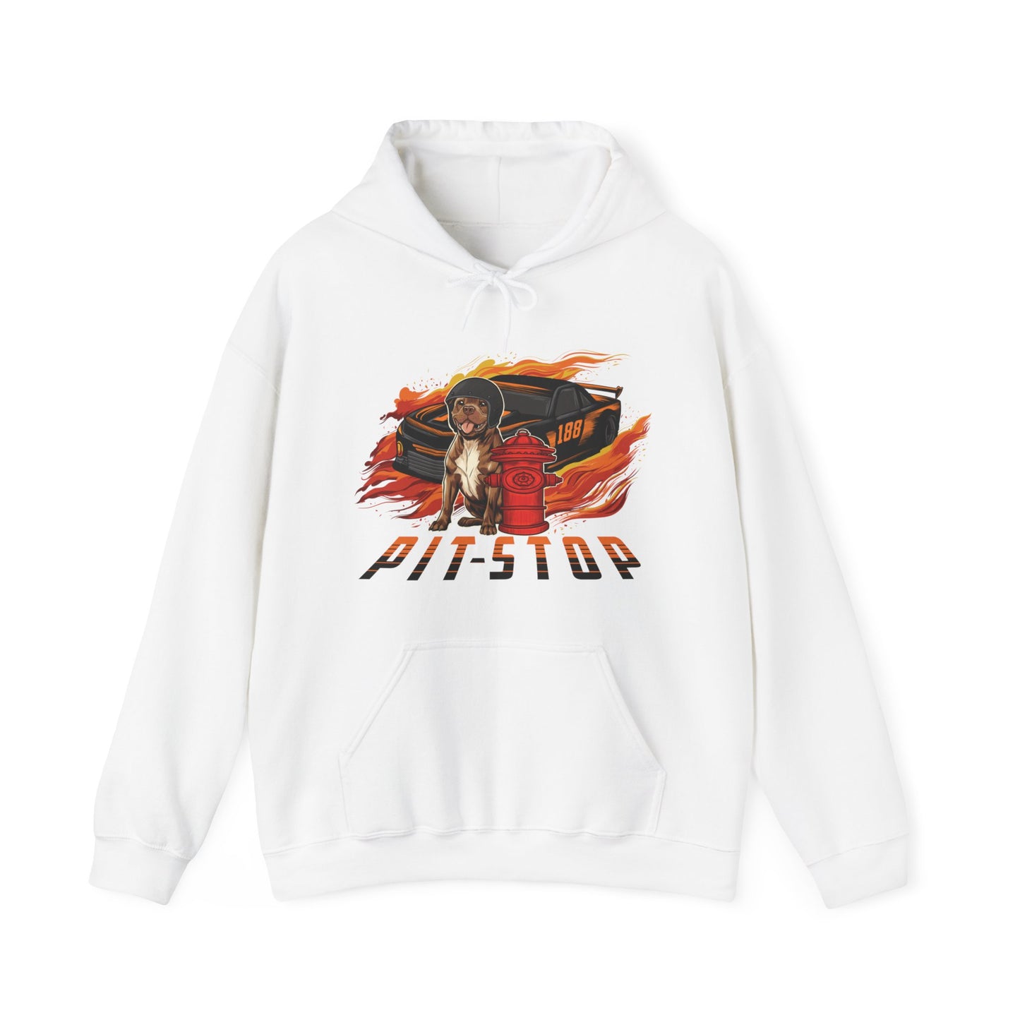 Pit Stop Unisex Heavy Blend™ Hooded Sweatshirt