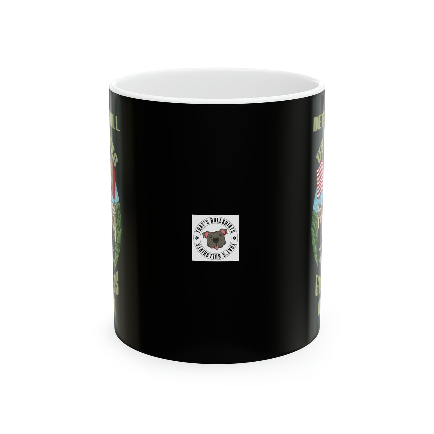 Defend-A-Bull US Marines Ceramic Mug, 11oz