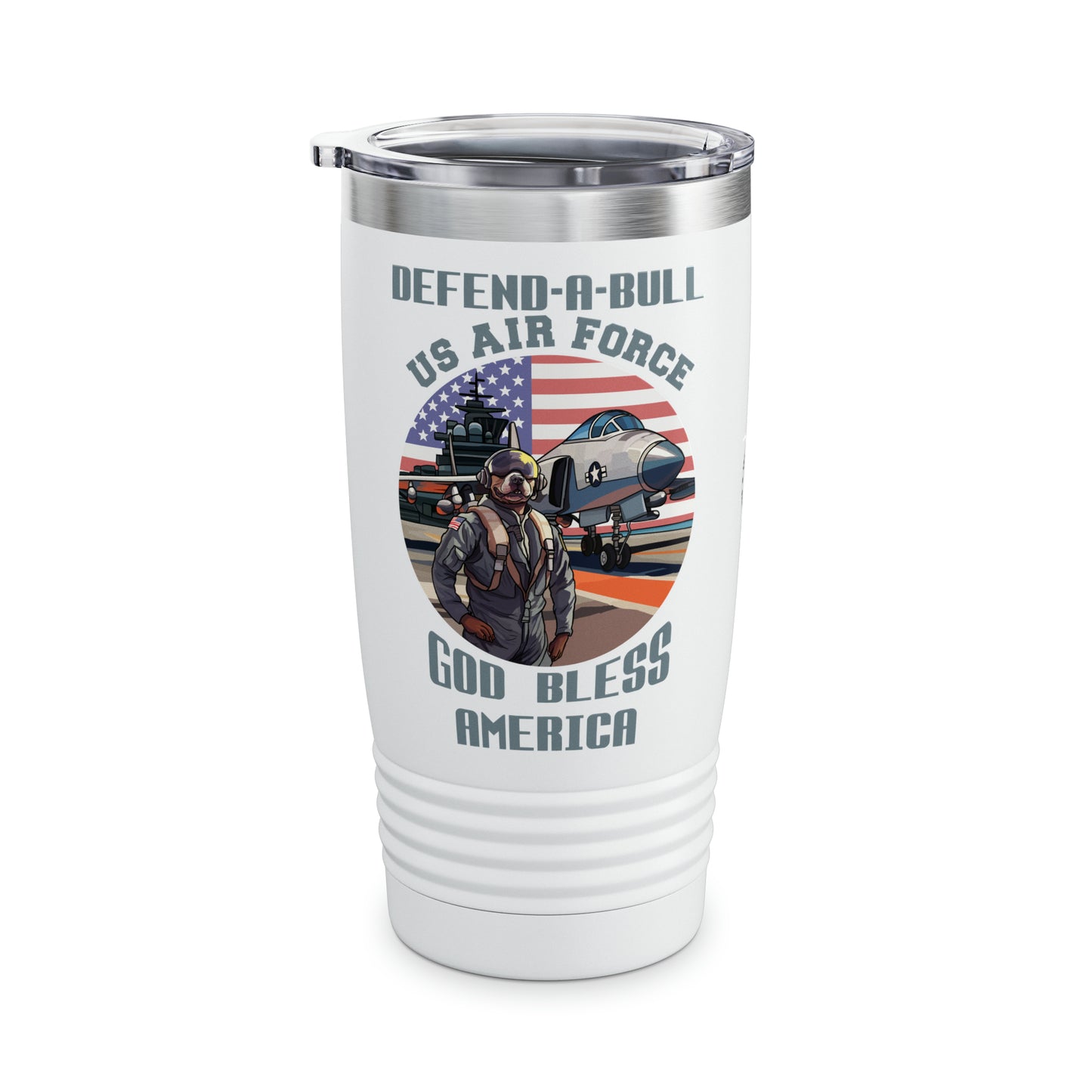 Defend-A-Bull Air Force Ringneck Tumbler, 20oz