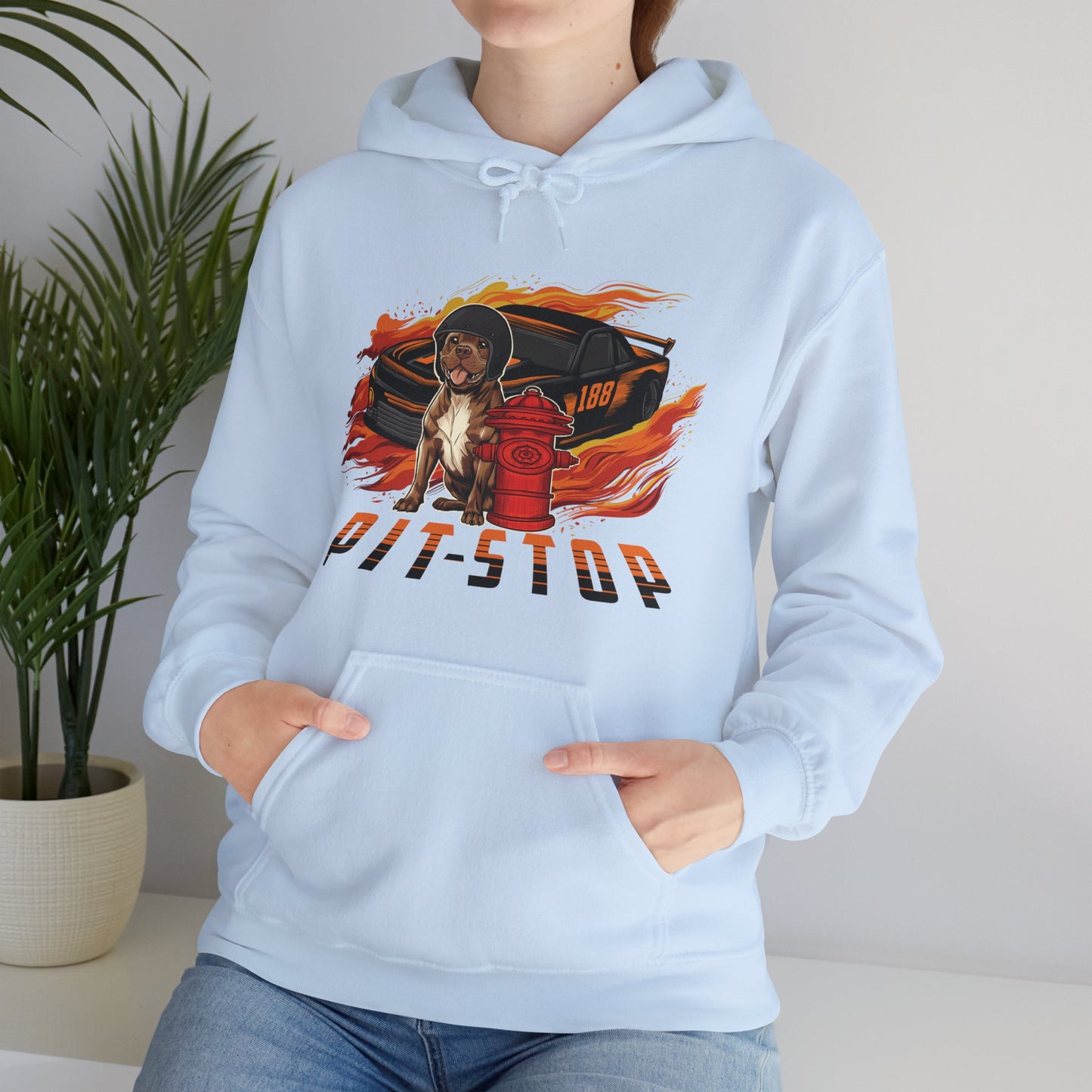 Pit Stop Unisex Heavy Blend™ Hooded Sweatshirt