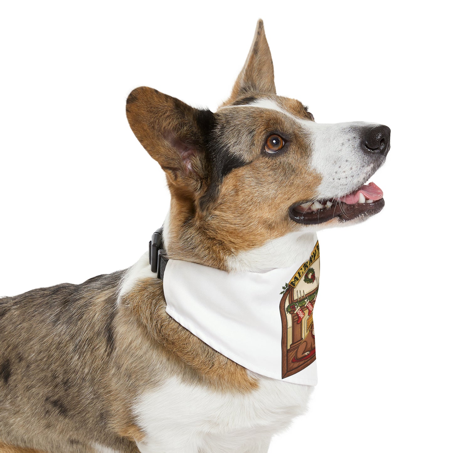 Merry Pitmas! Pet Bandana Collar