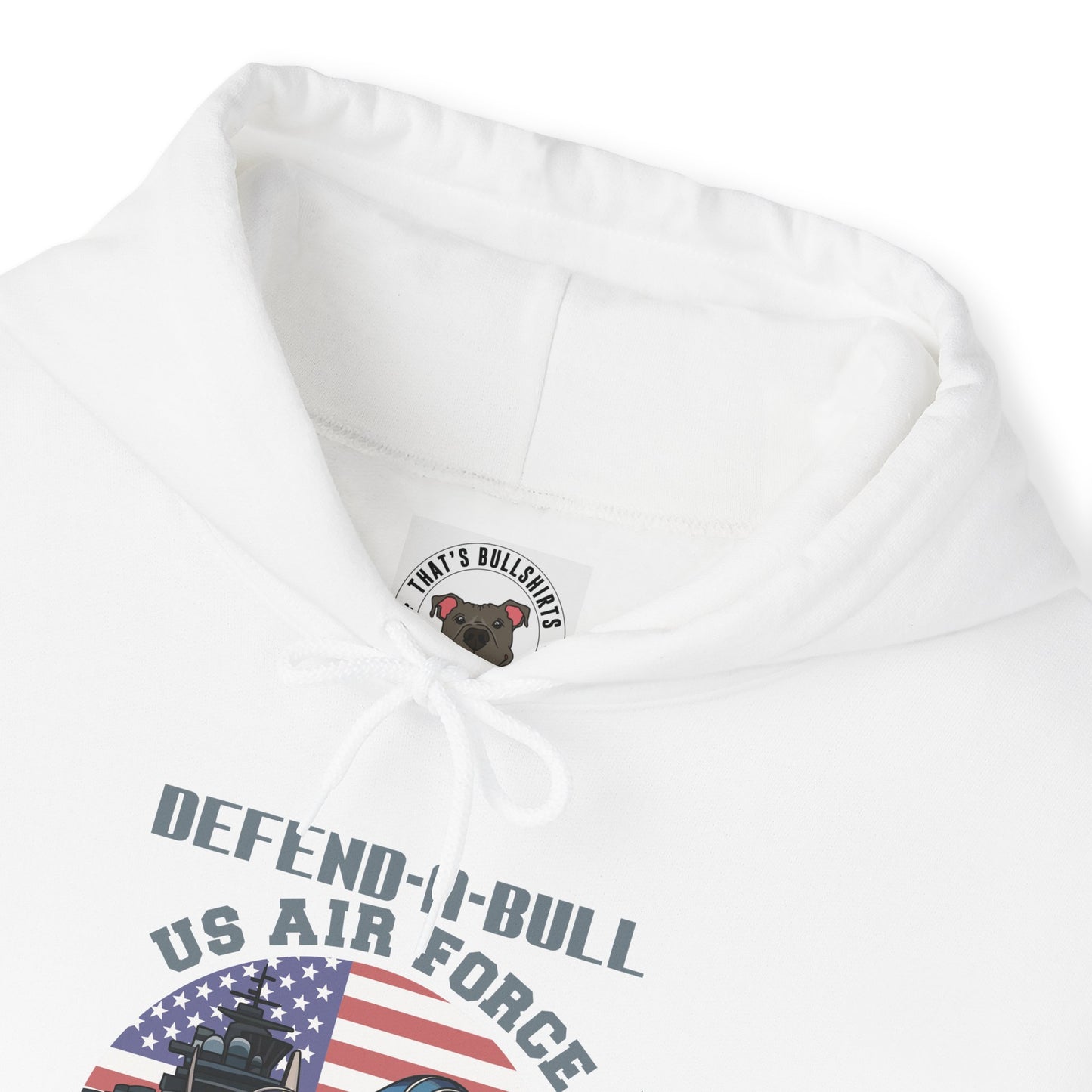 Defend-A-Bull Air Force Unisex Heavy Blend™ Hooded Sweatshirt