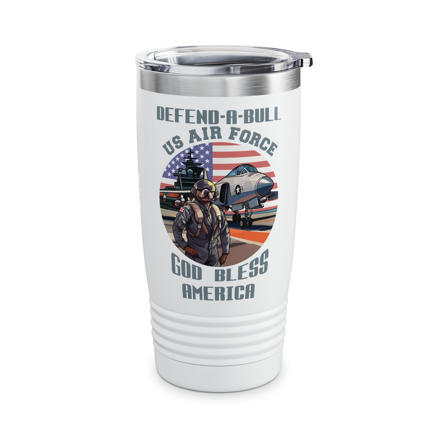 Defend-A-Bull Air Force Ringneck Tumbler, 20oz