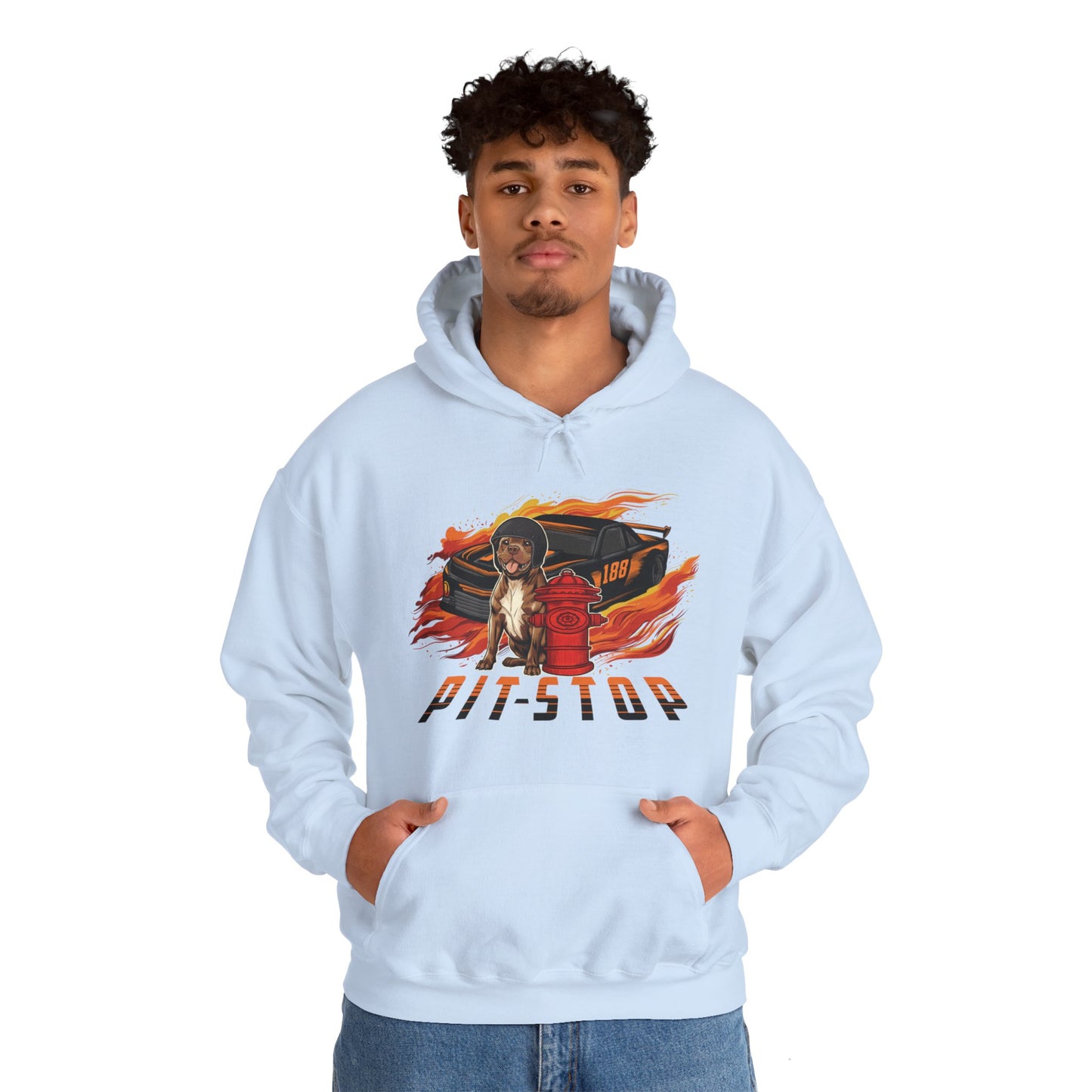 Pit Stop Unisex Heavy Blend™ Hooded Sweatshirt