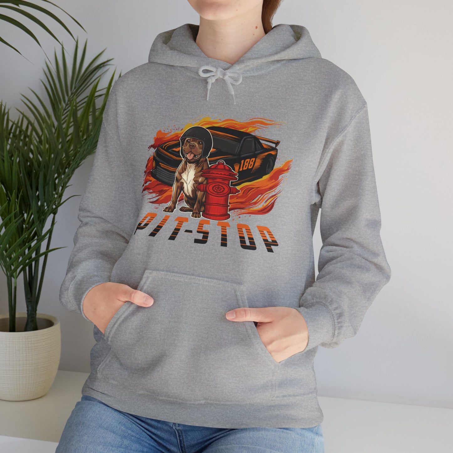 Pit Stop Unisex Heavy Blend™ Hooded Sweatshirt