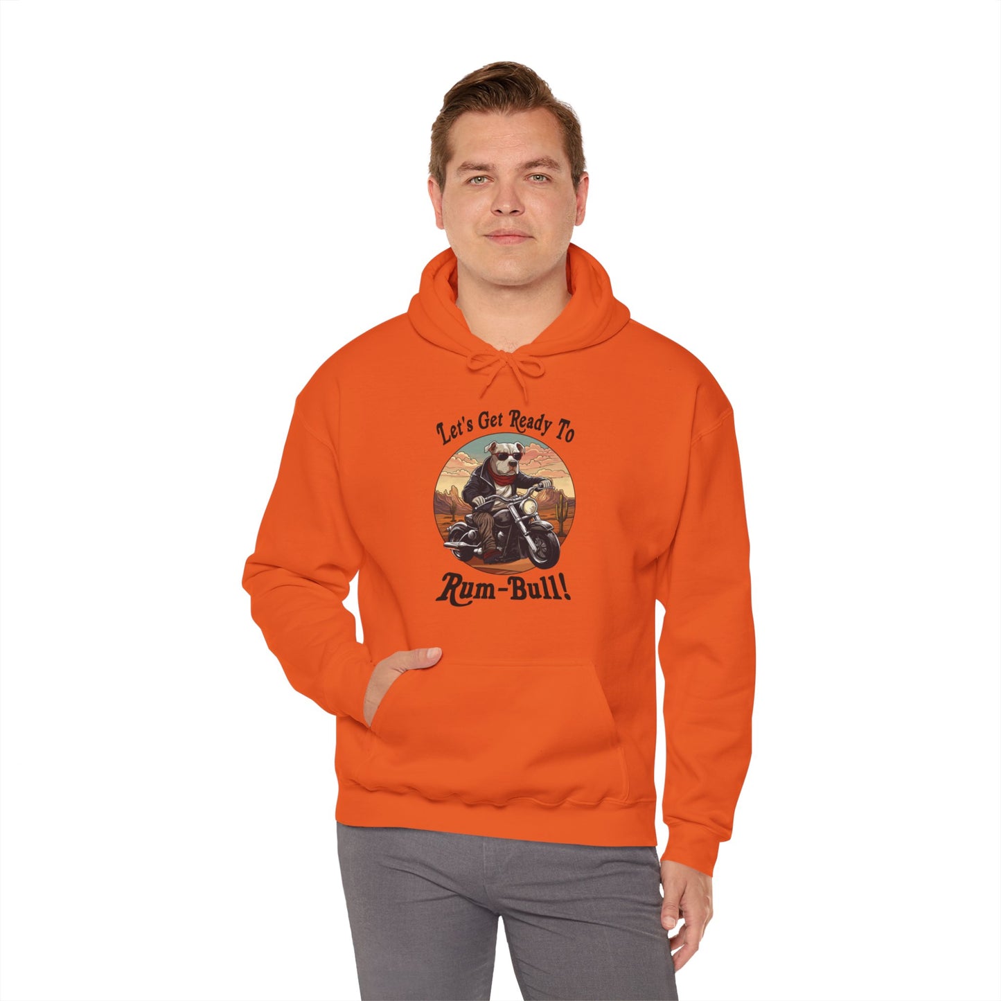 Ready To Rum-Bull Unisex Heavy Blend™ Hooded Sweatshirt