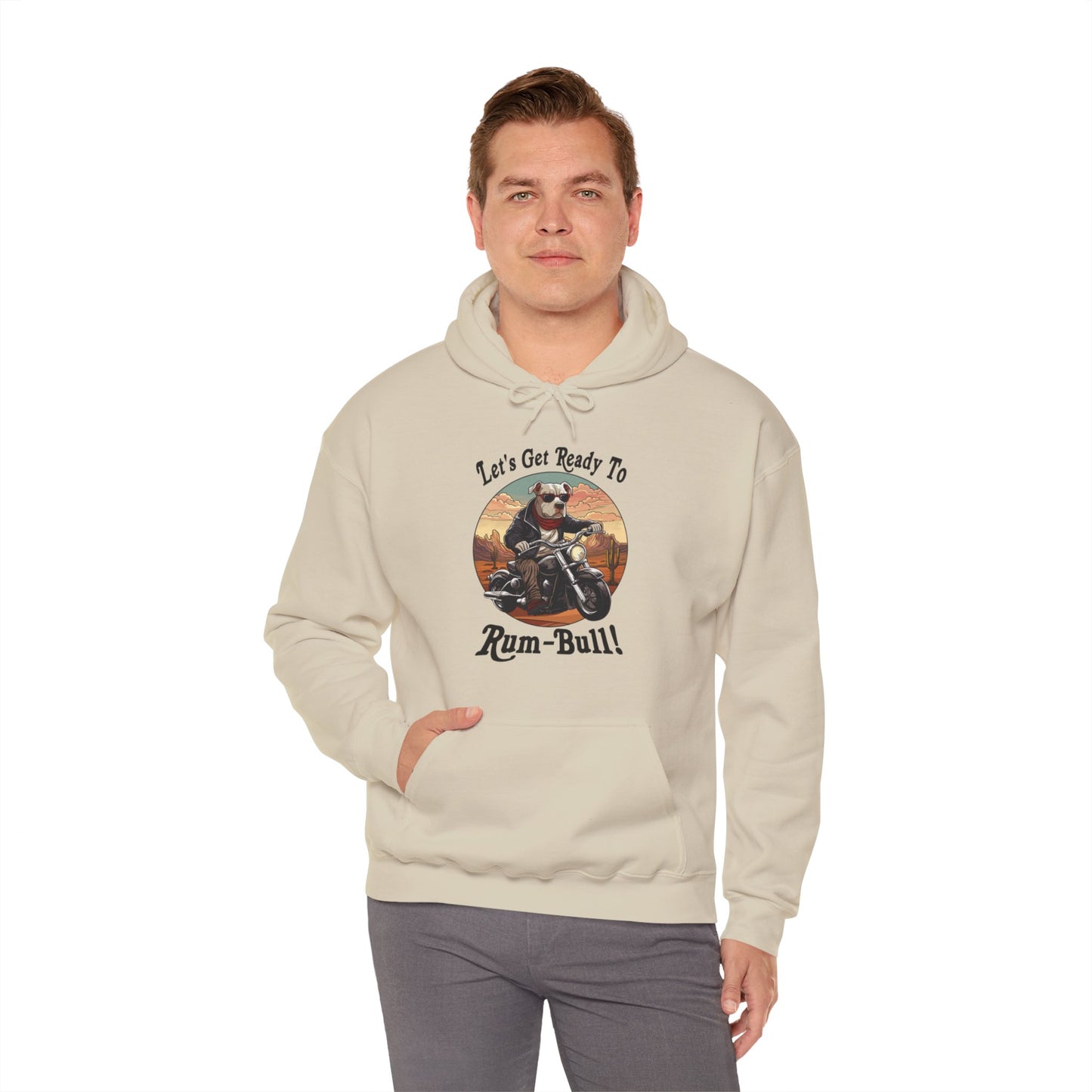 Ready To Rum-Bull Unisex Heavy Blend™ Hooded Sweatshirt