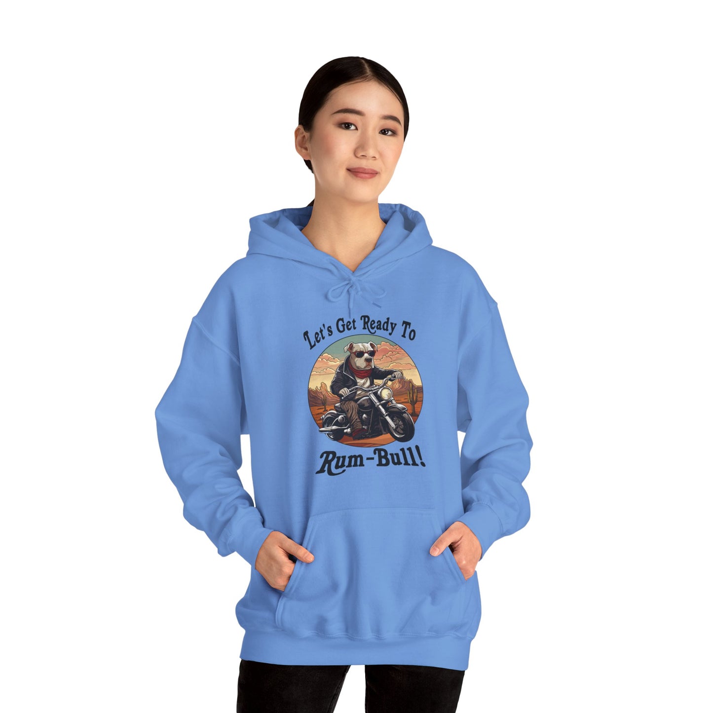 Ready To Rum-Bull Unisex Heavy Blend™ Hooded Sweatshirt