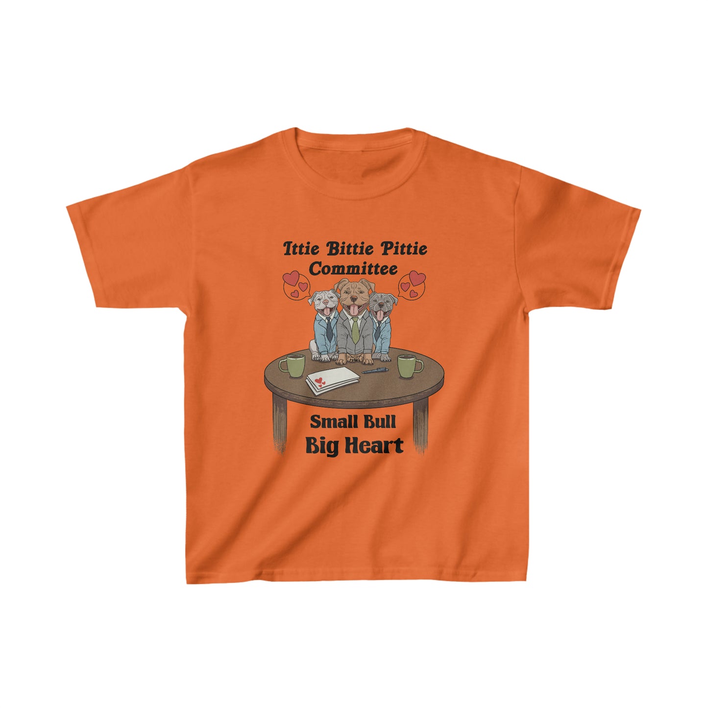 Ittie Bittie Pittie Committee (Kid's T-Shirt)