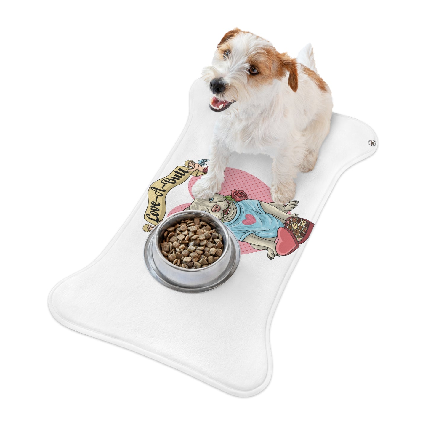 Love-A-Bull Pet Feeding Mat