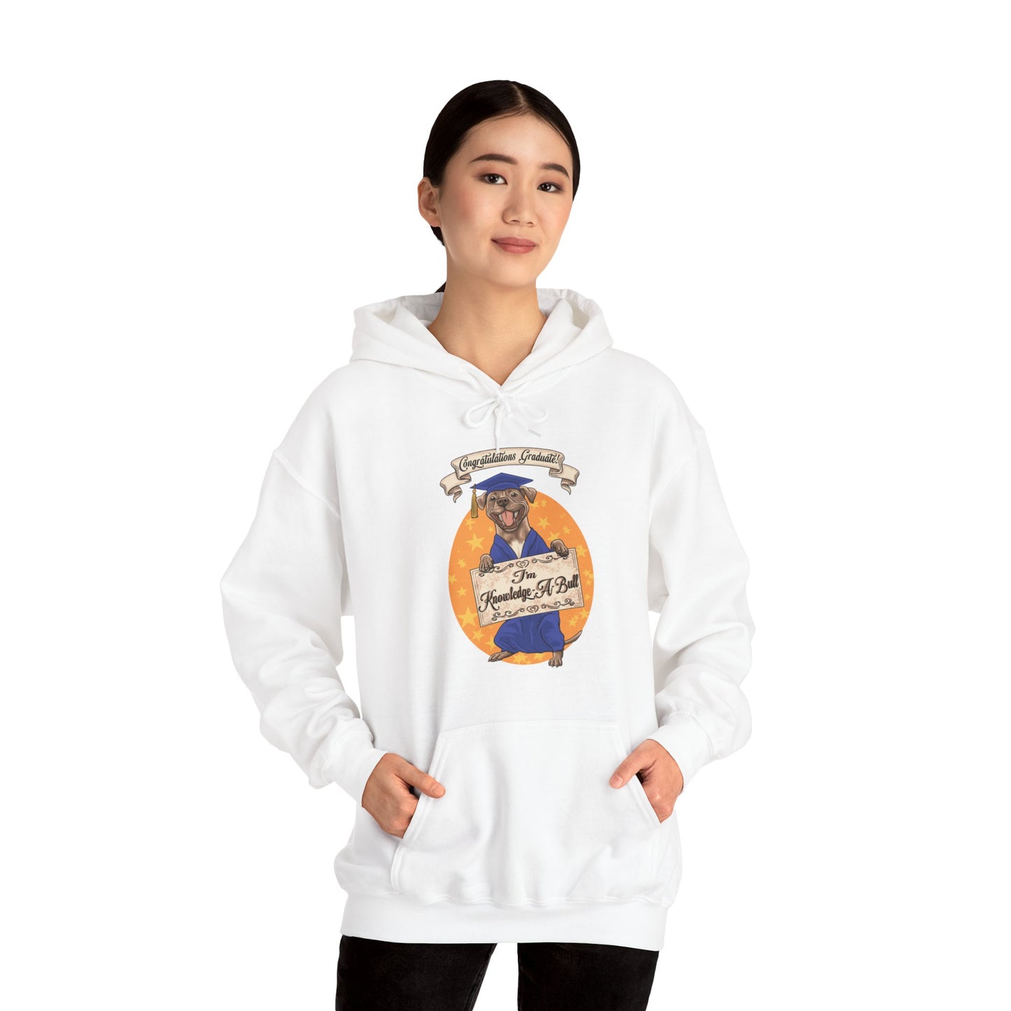 Knowledge-A-Bull Unisex Heavy Blend™ Hooded Sweatshirt